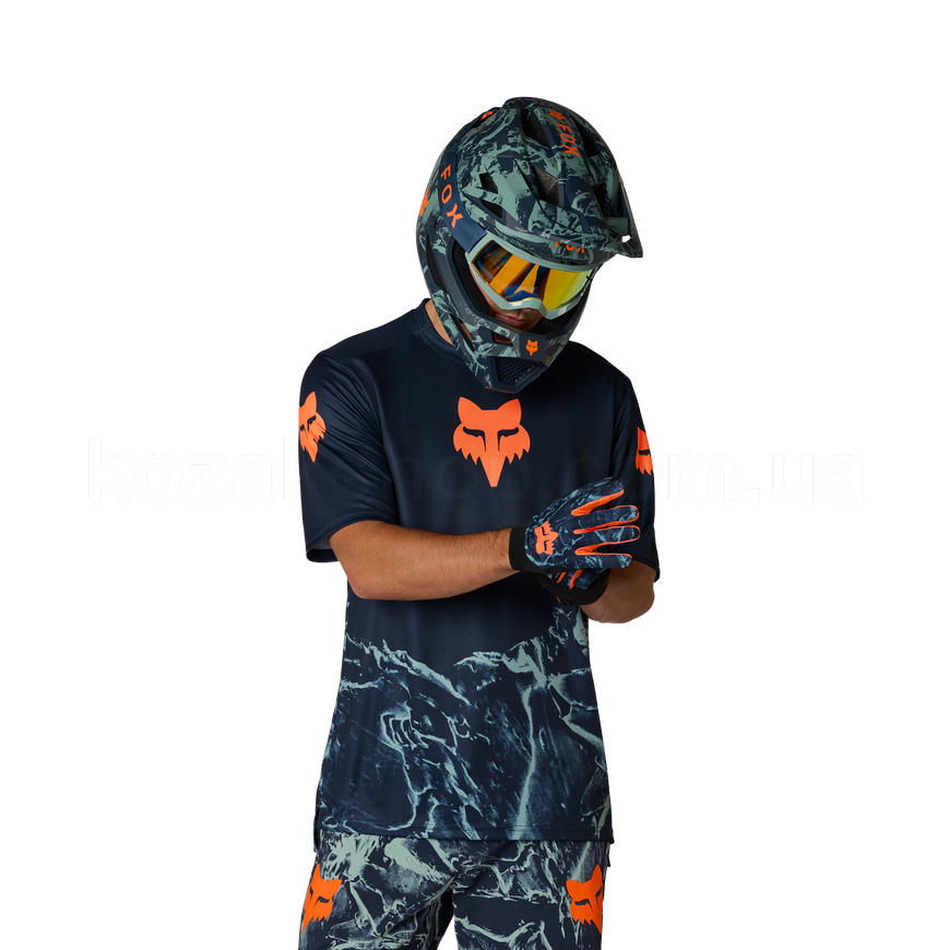 Вело джерси FOX RANGER SS Jersey - IMAGE PRINT [Arctic Blue], M
