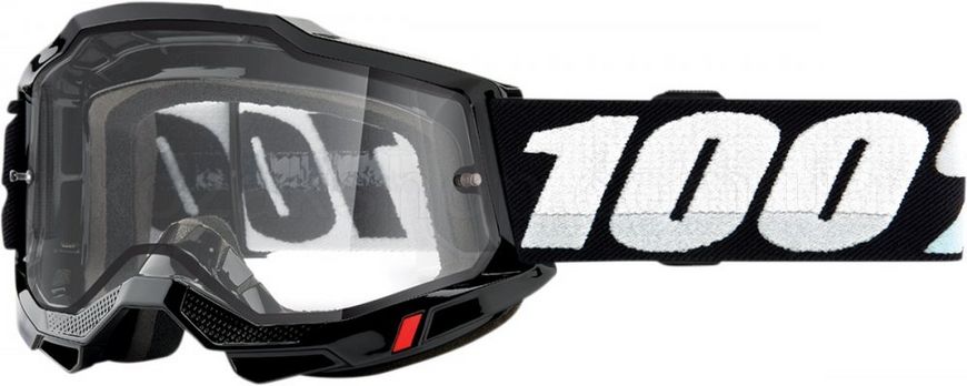 Маска 100% ACCURI 2 Enduro Goggle Black - Clear Dual Lens, Dual Lens