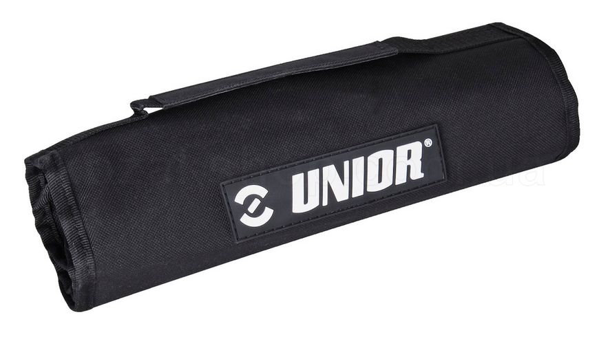 Набір інструментів дорожній 14шт (складна сумка) вертик. підвіс Unior Tools Tool Roll Set