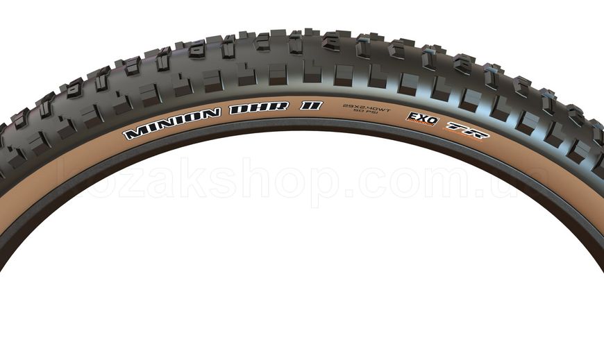 Покришка Maxxis MINION DHR II 27.5X2.40WT TPI-60 EXO/DUAL/TR/Tanwall