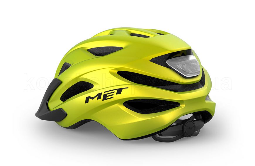Шлем MET Crossover CE Lime Yellow Metallic | Matt UN (52-59)