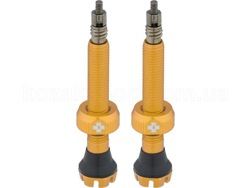 Ніпель Muc-Off Tubeless Valves V2 60 мм - 2 шт [Gold]