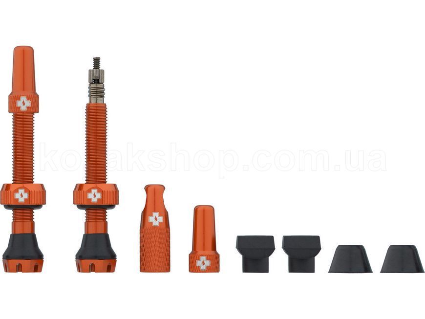 Ніпель Muc-Off Tubeless Valves V2 44 мм - 2 шт [Orange]
