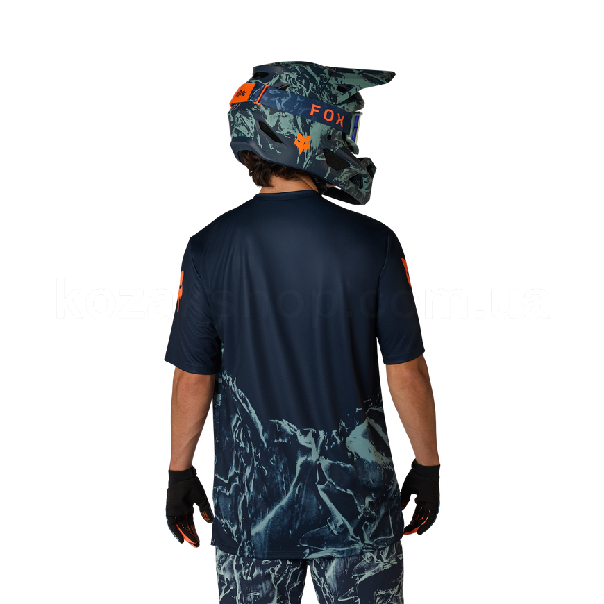 Вело джерси FOX RANGER SS Jersey - IMAGE PRINT [Arctic Blue], M