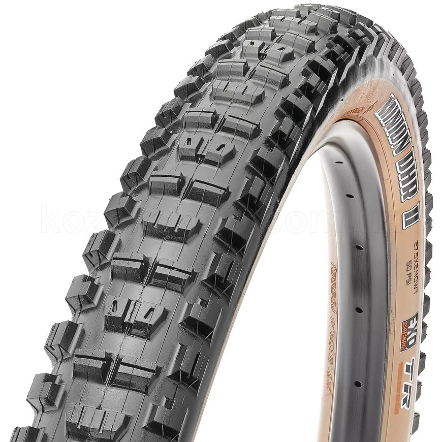 Покрышка Maxxis MINION DHR II 27.5X2.40WT TPI-60 EXO/DUAL/TR/Tanwall