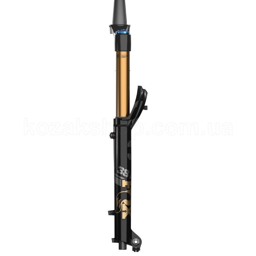 Вилка FOX 38 Factory, Grip X2, 29in, 170, FLOAT, Kashima, Shiny Blk, Kashima/Grey Logo, 15 X 110, 44mm Rake, 2025
