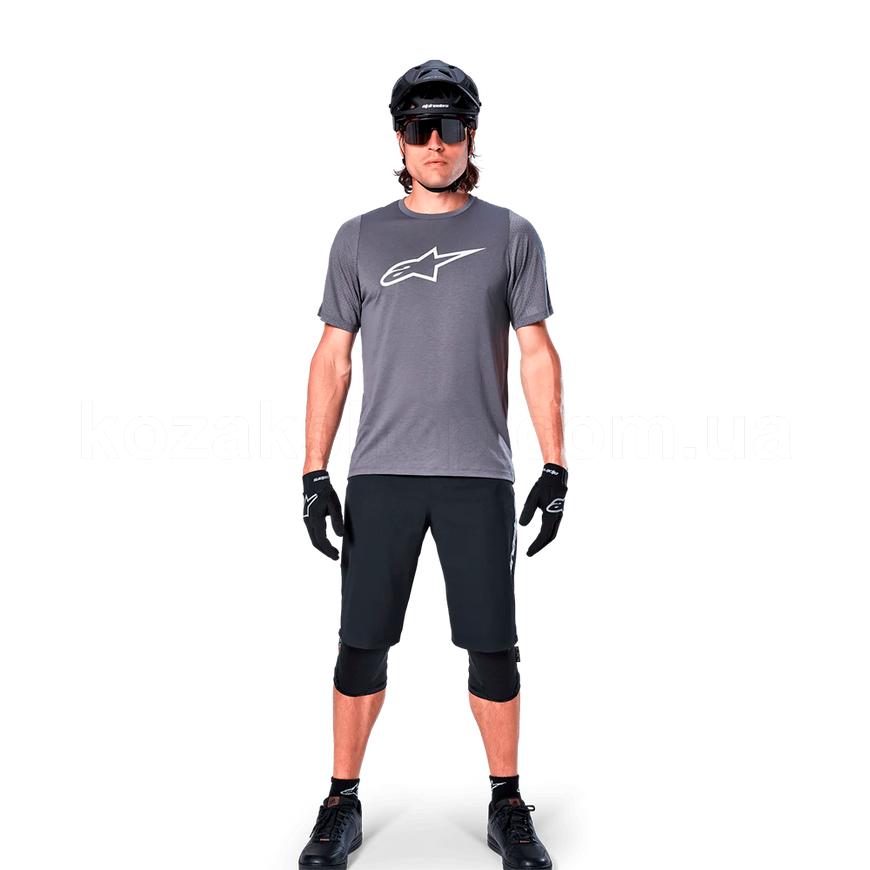 Вело джерси Alpinestars A-DURA DRI ASTAR SS JERSEY DARK GRAY, XXL