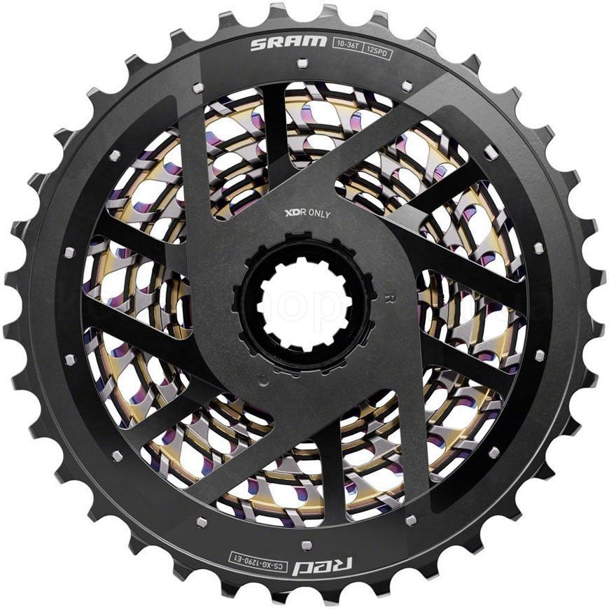 Кассета SRAM RED XG-1290 10-36 12 Speed XDR E1 Rainbow