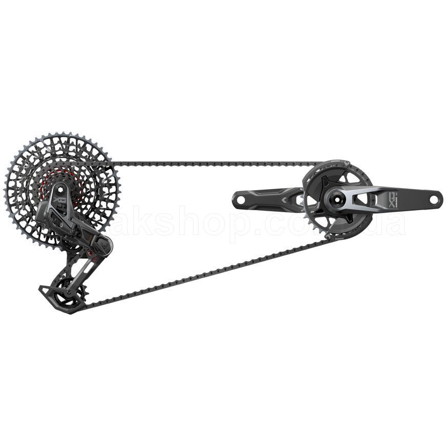 Групсет SRAM X0 Eagle V2 Transmission Groupset - 170 мм AXS T-Type