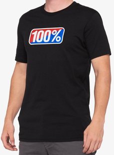 Футболка Ride 100% CLASSIC Tee [Black], M