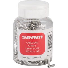 Кінцевик троса SRAM 1.8 mm Silver 500-count Jar