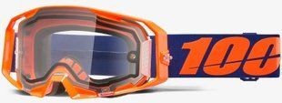 Маска 100% ARMATIC Enduro Goggle [Neon Orange], Dual Clear Lens