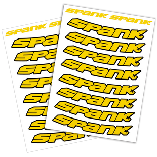 Набор наклеек на обода SPANK Decal kit, Yellow
