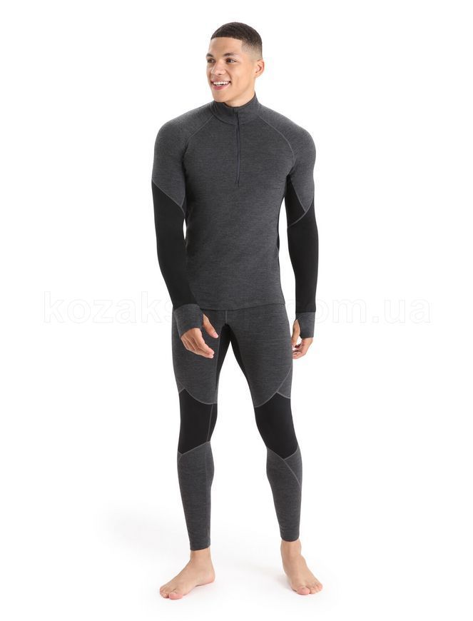 Термоштани Icebreaker 260 Zone Leggings MEN [JET HEATHER/BLACK] - S