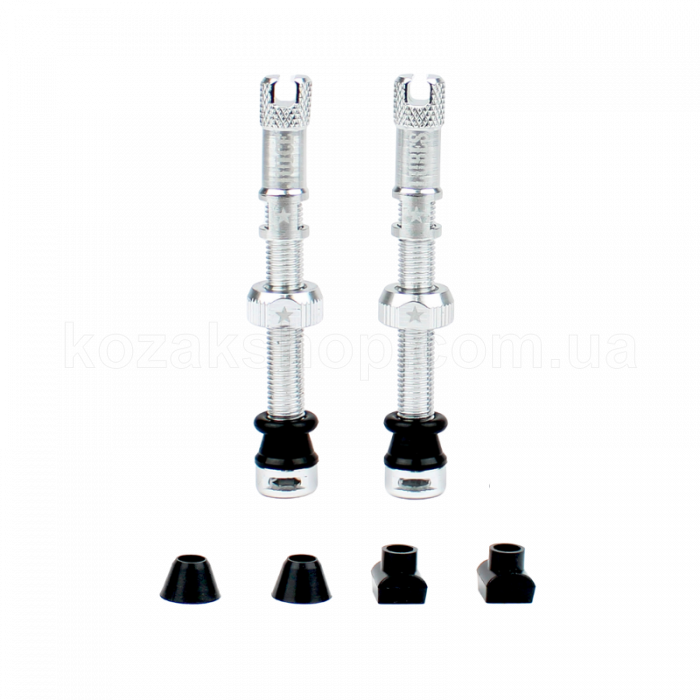 Ниппели бескамерные Juice Lubes - 48 мм [Silver]