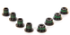 Бонки SRAM chainring bolt kit 4x2 steel/steel black