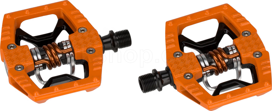 Контактные педали CrankBrothers DOUBLE SHOT 2 [Black / Orange]