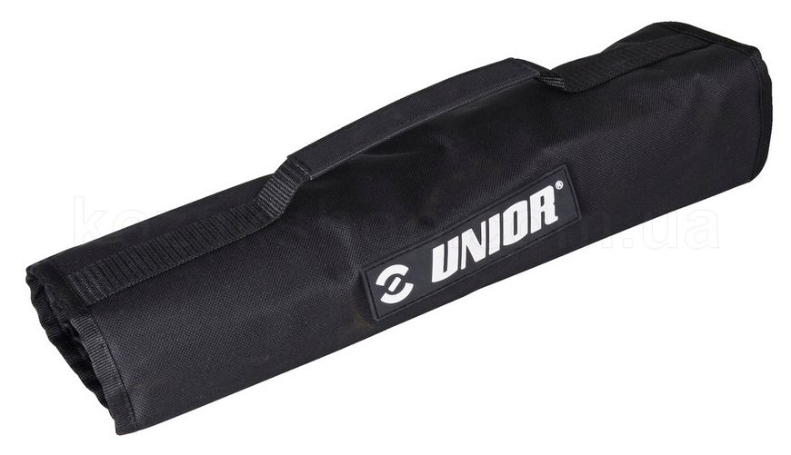 Набор инструментов дорожный 18шт (складная сумка) горизонт. подвес Unior Tools Pro Tool Roll Set