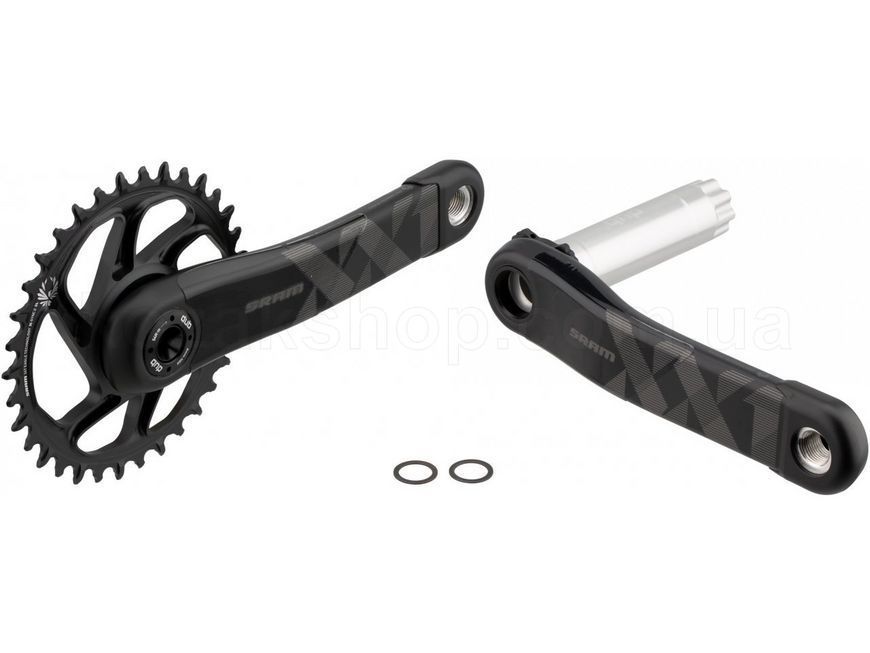 Шатуны SRAM XX1 Eagle Fat Bike 4" DUB 175 12шв Зірка 30T X-SYNC 2 Black