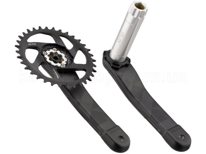 Шатуны SRAM XX1 Eagle Fat Bike 4" DUB 175 12шв Зірка 30T X-SYNC 2 Black