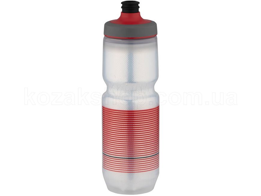 Фляга Specialized Purist Insulated Watergate Bottle [TRANS/BLK/RED STRAIGHT AWAY], 680 мл (44119-2324)