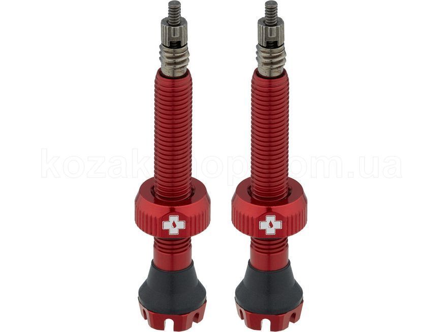 Ніпель Muc-Off Tubeless Valves V2 60 мм - 2 шт [Red]
