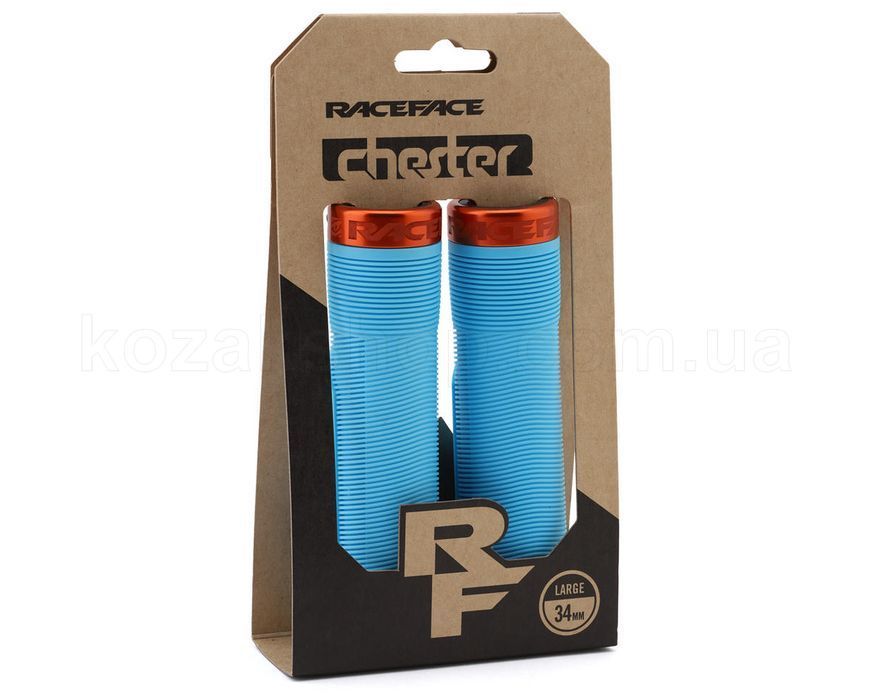 Гріпси Race Face CHESTER LTD, 34MM, [LIGHT BLUE,ORANGE]