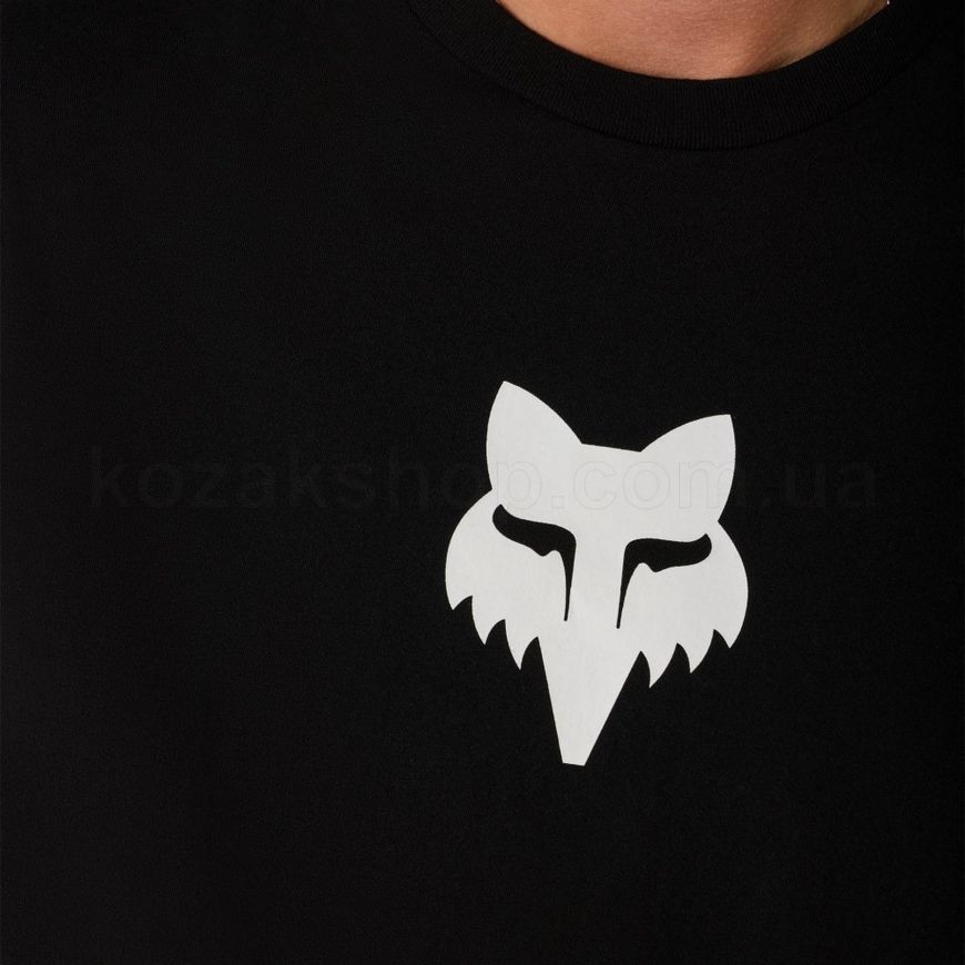 Футболка FOX Short Sleeve Tee - HEAD [Black], M