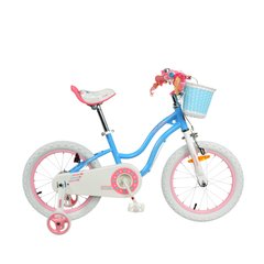 Дитячий велосипед RoyalBaby STAR GIRL 16", OFFICIAL UA, синій