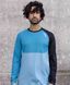 Джерси POC MTB Pure LS Jersey (Uranium Black/Basalt Blue/Lt Basalt Blue, M)