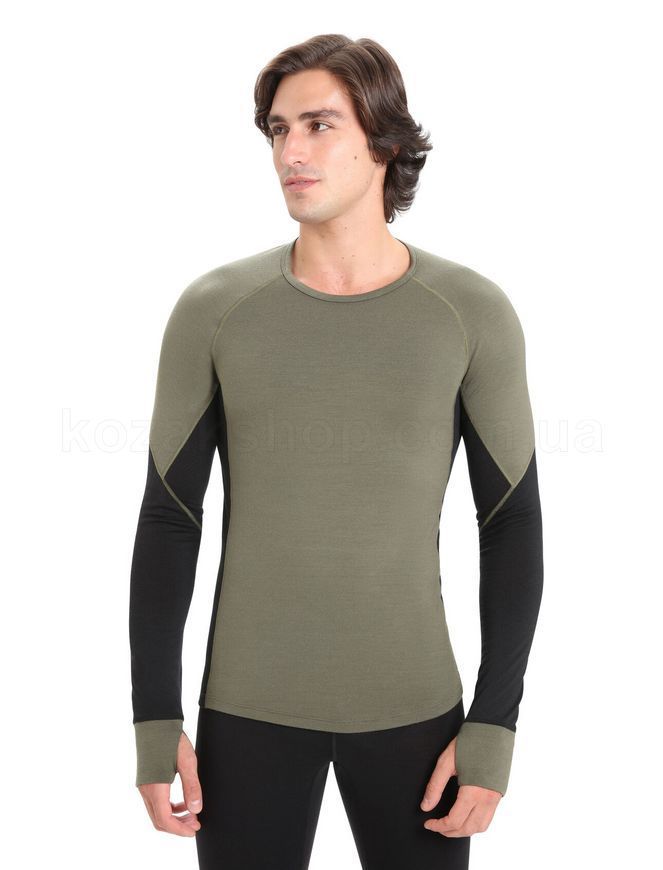 Термокофта Icebreaker 260 Zone LS Crewe MEN [LODEN/BLACK] - S