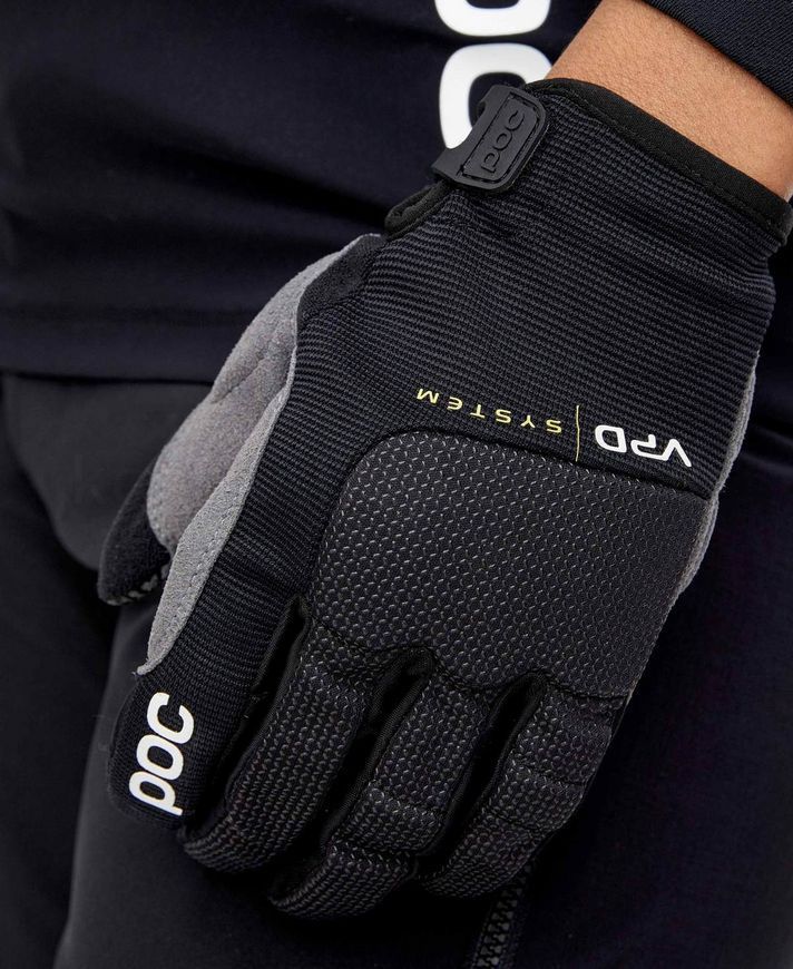 Вело рукавички POC Resistance Pro Dh Glove велосипедні рукавиці (Uranium Black, S)