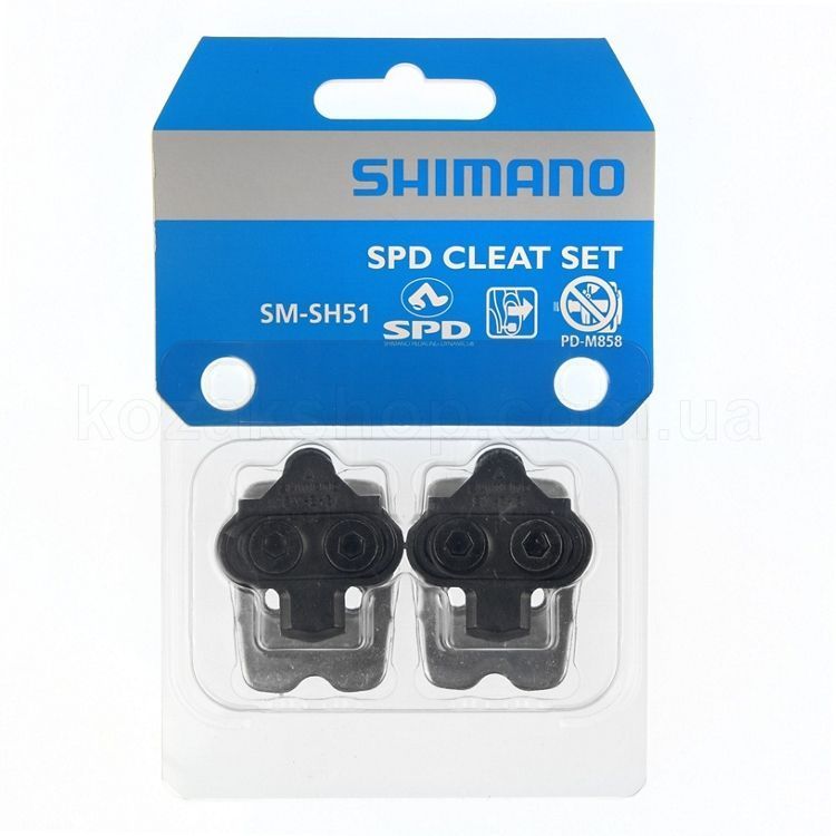 Шипы Shimano SM-SH51, МТВ SPD, гайка шипа