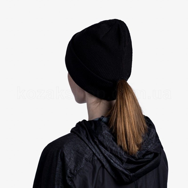 Шапка Buff Crossknit Hat Solid black