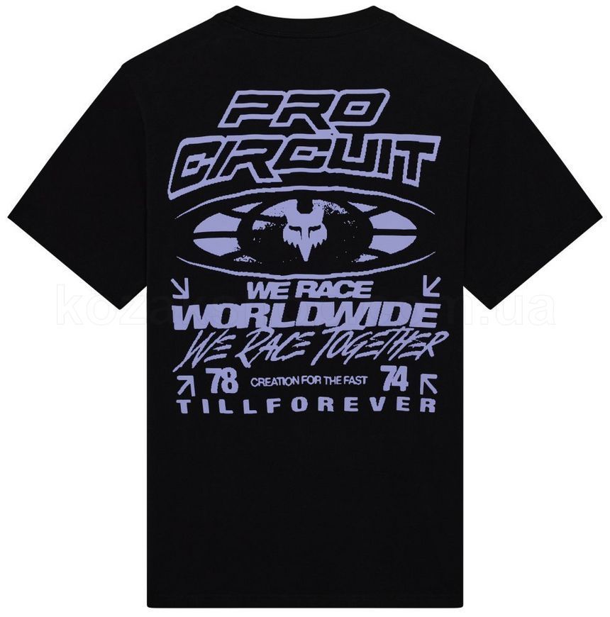 Футболка FOX Short Sleeve Tee - PRO CIRCUIT&reg; [Black], M