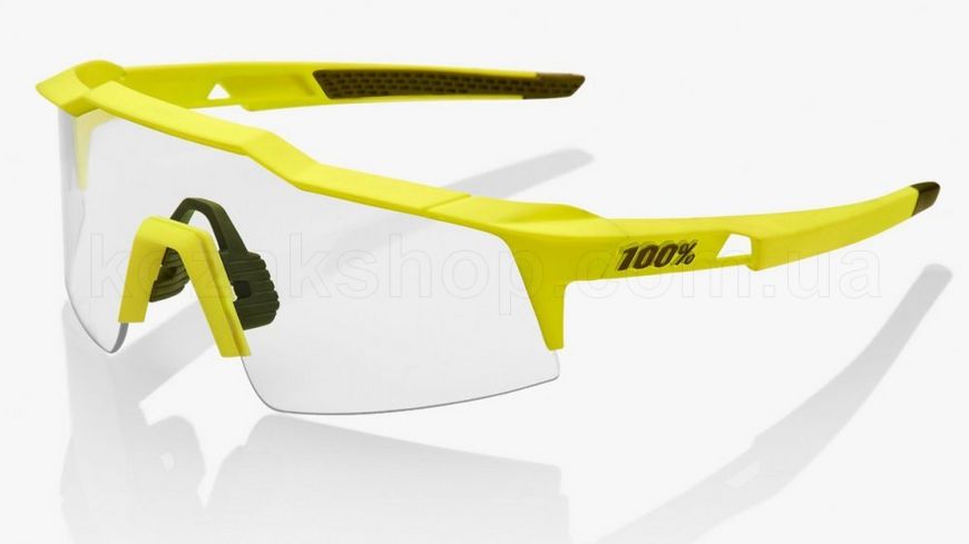 Велосипедні окуляри Ride 100% SpeedCraft SL - Soft Tact Banana - Black Mirror Lens, Mirror Lens