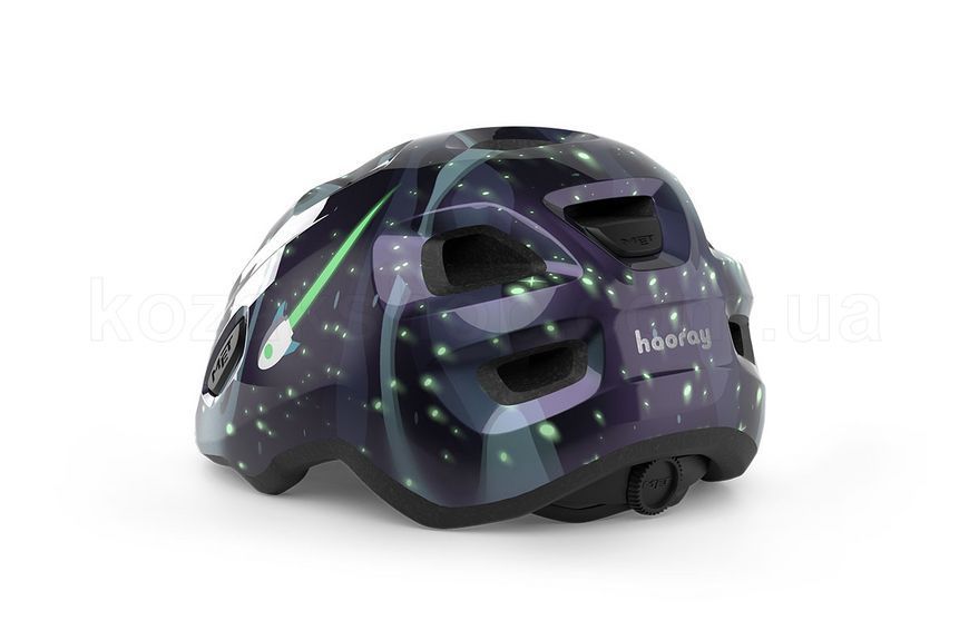 Дитячий вело шолом MET HOORAY CE [Space | Glow in the Dark] - S (52-56 см)
