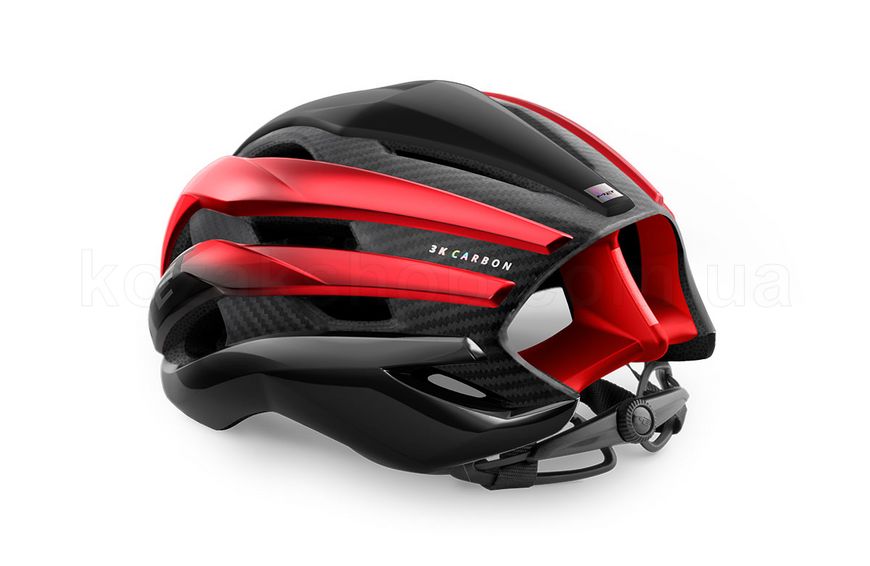 Шлем MET Trenta 3K Carbon Black Red Metallic | Matt Glossy, M (56-58 см)