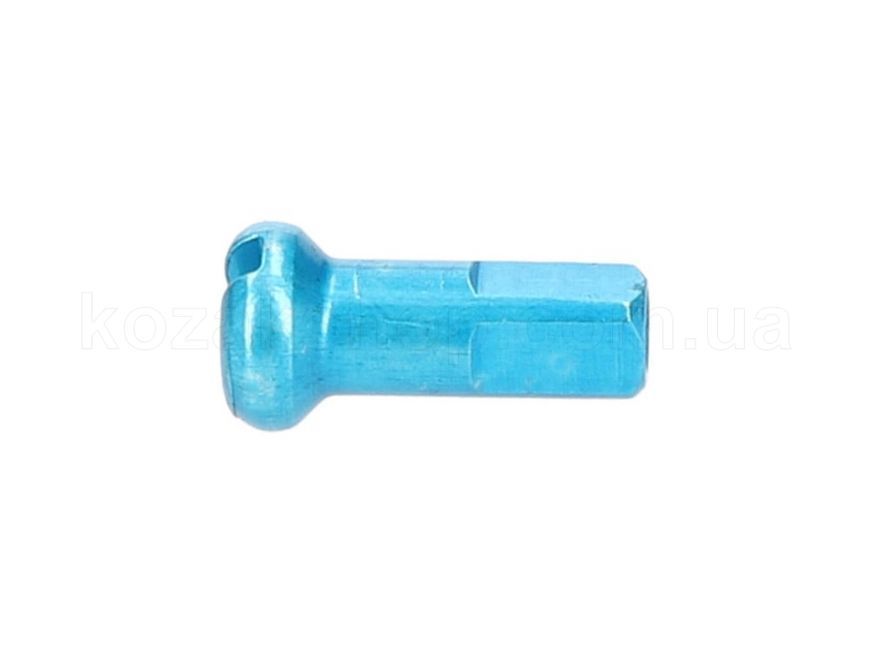 Ніпелі DT Swiss Standard Aluminium 2.0 x 12 mm 100шт Turquoise