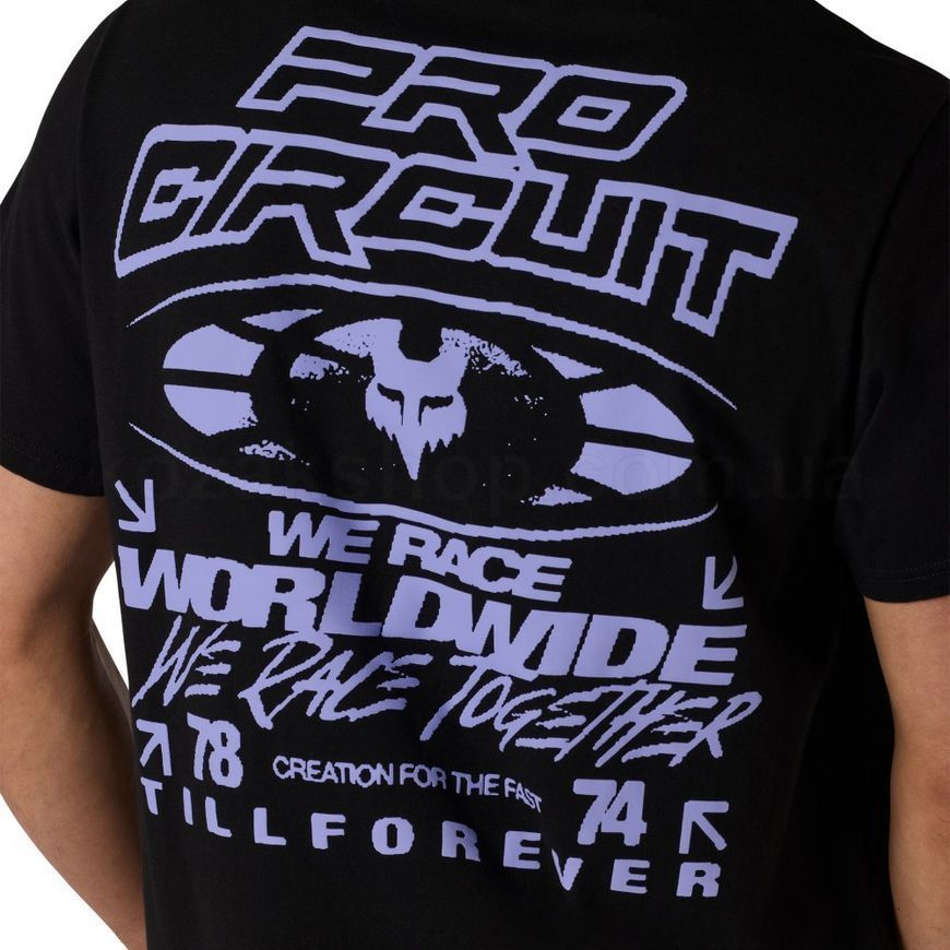 Футболка FOX Short Sleeve Tee - PRO CIRCUIT&reg; [Black], M