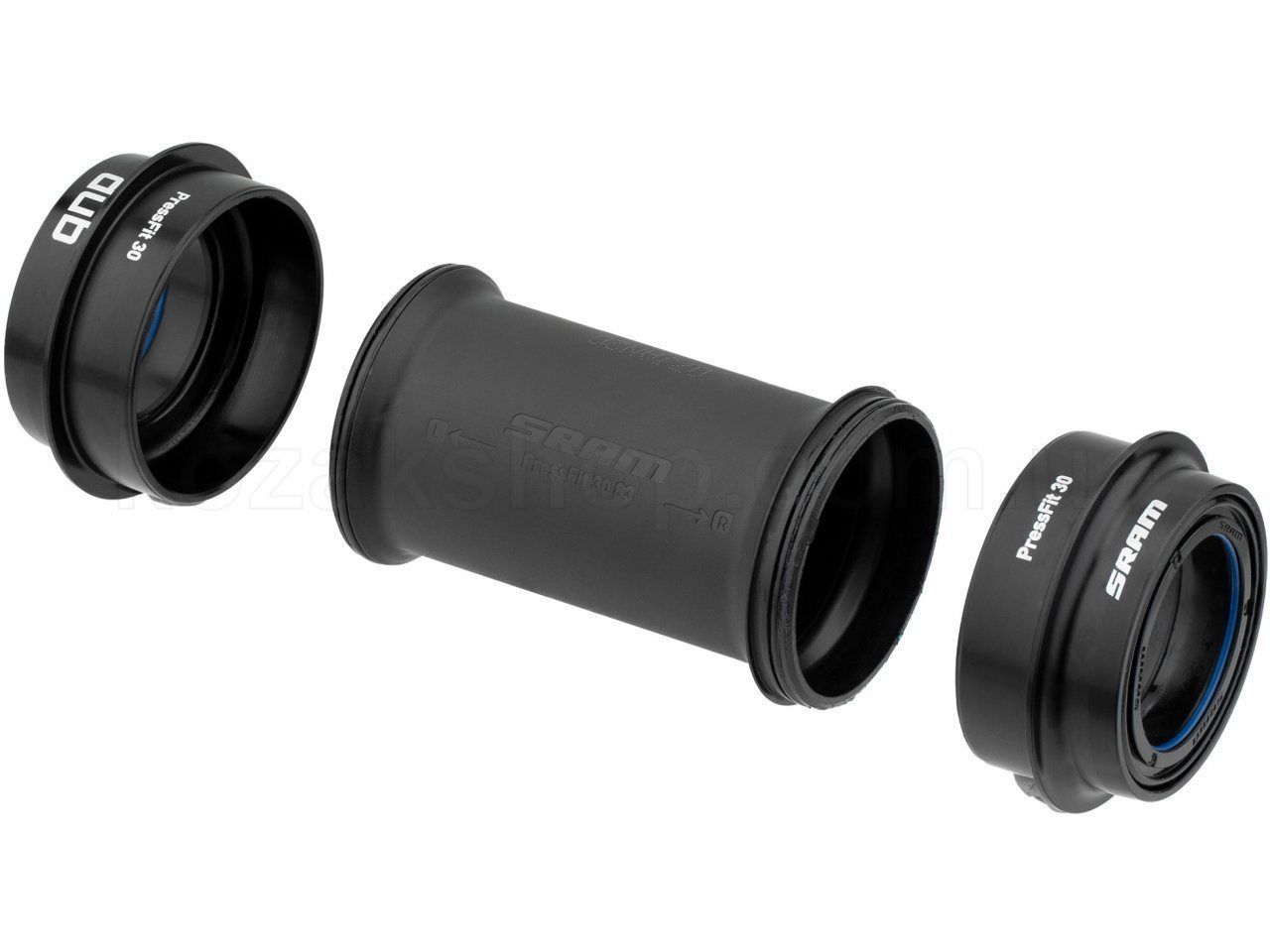 SRAM Dub English Bottom Bracket - Inglés/BSA, 83 mm, MTB, Cannondale Ai, Negro