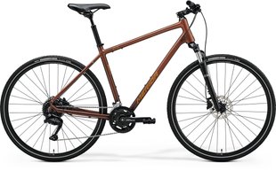 Городской велосипед MERIDA CROSSWAY 100 III2 - M, [MATT BRONZE(SILVER-BROWN)]