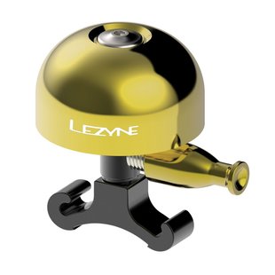 Дзвінок Lezyne CLASSIC BRASS BELL M - чорно / золотий