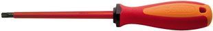 Викрутка TORX з центральним отвором TR 10 Unior Tools Screwdriver TBI with TX profile and hole RED