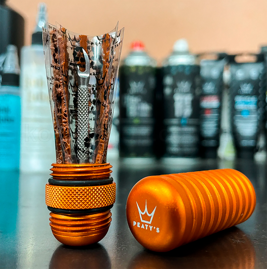 Ремкомплект для бескамерки Peaty's Holeshot Tubeless Puncture Plugger Kit, Navy