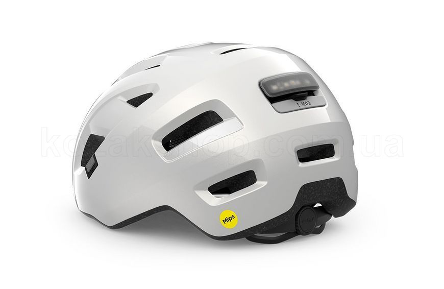 Шлем MET E-MOB MIPS [White | Glossy] - M (56-58)
