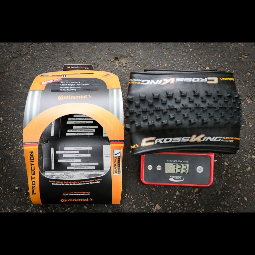 Покрышка Continental Cross King 29" x 2.30, 58-622, Foldable, PureGrip, ShieldWall System, Skin, 830гр., черный