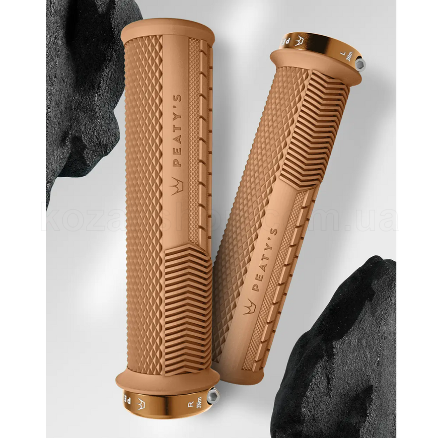 Гріпси Peaty's Monarch Grip Knurl, Thick 32>34mm, Race Control, Gum