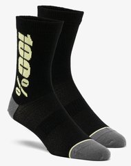 Шкарпетки Ride 100% RYTHYM Merino Wool Performance Socks [Black], L/XL
