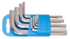 Набор ключей шестигранных в пластиковом подвесе 1,5-10/9 Unior Tools Set of hex wrenches on plastic clip